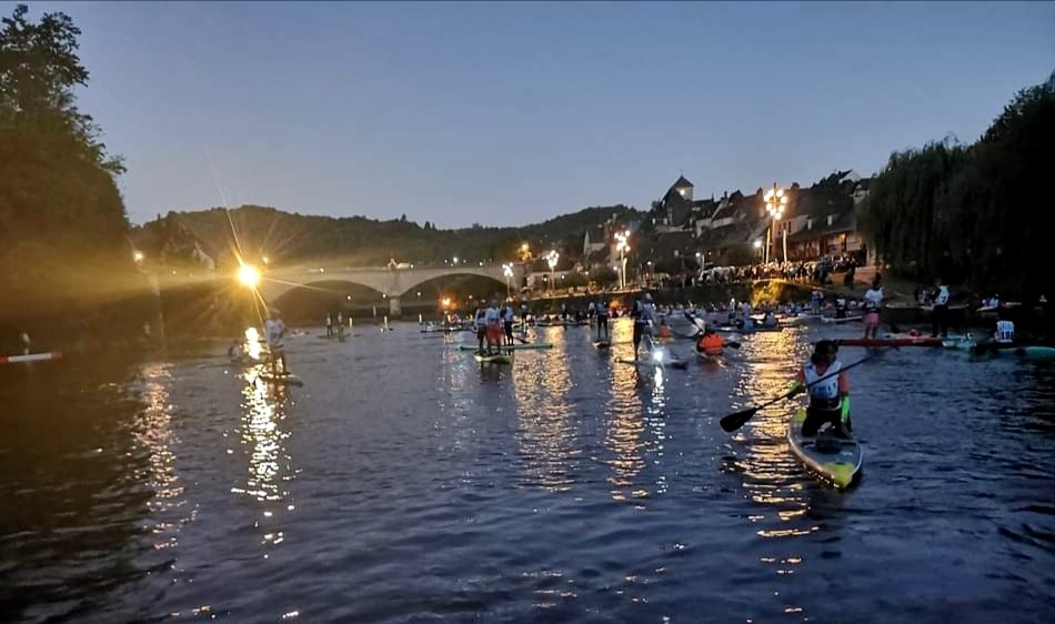 Départ de la Dordogne Intégrale dans la nuit