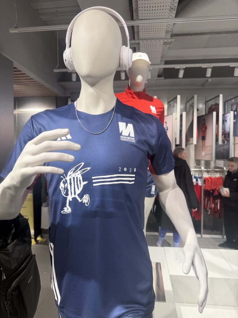 Tee-shirt officiel du marathon de Manchester